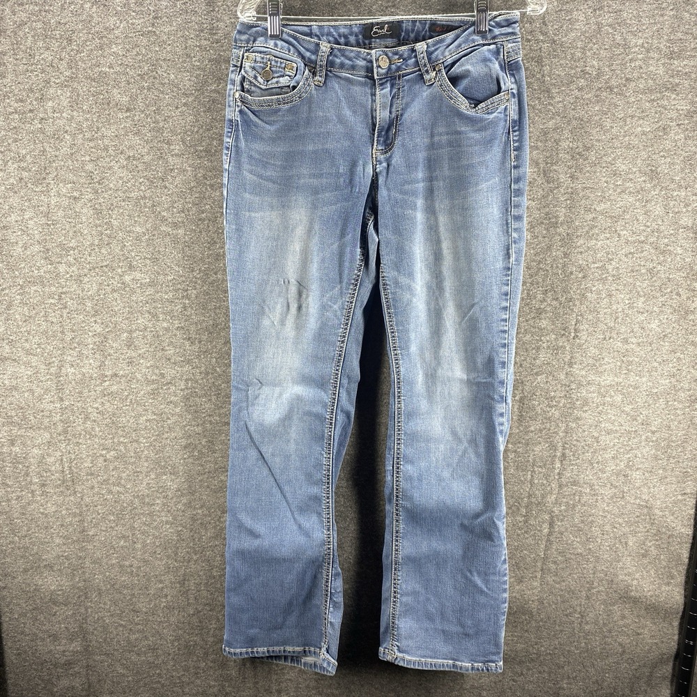 Earl Jean Bootcut Jeans Womens 10AVG Blue Stretch Mid Rise Denim